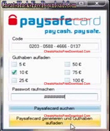 Free Paysafecard Codes List